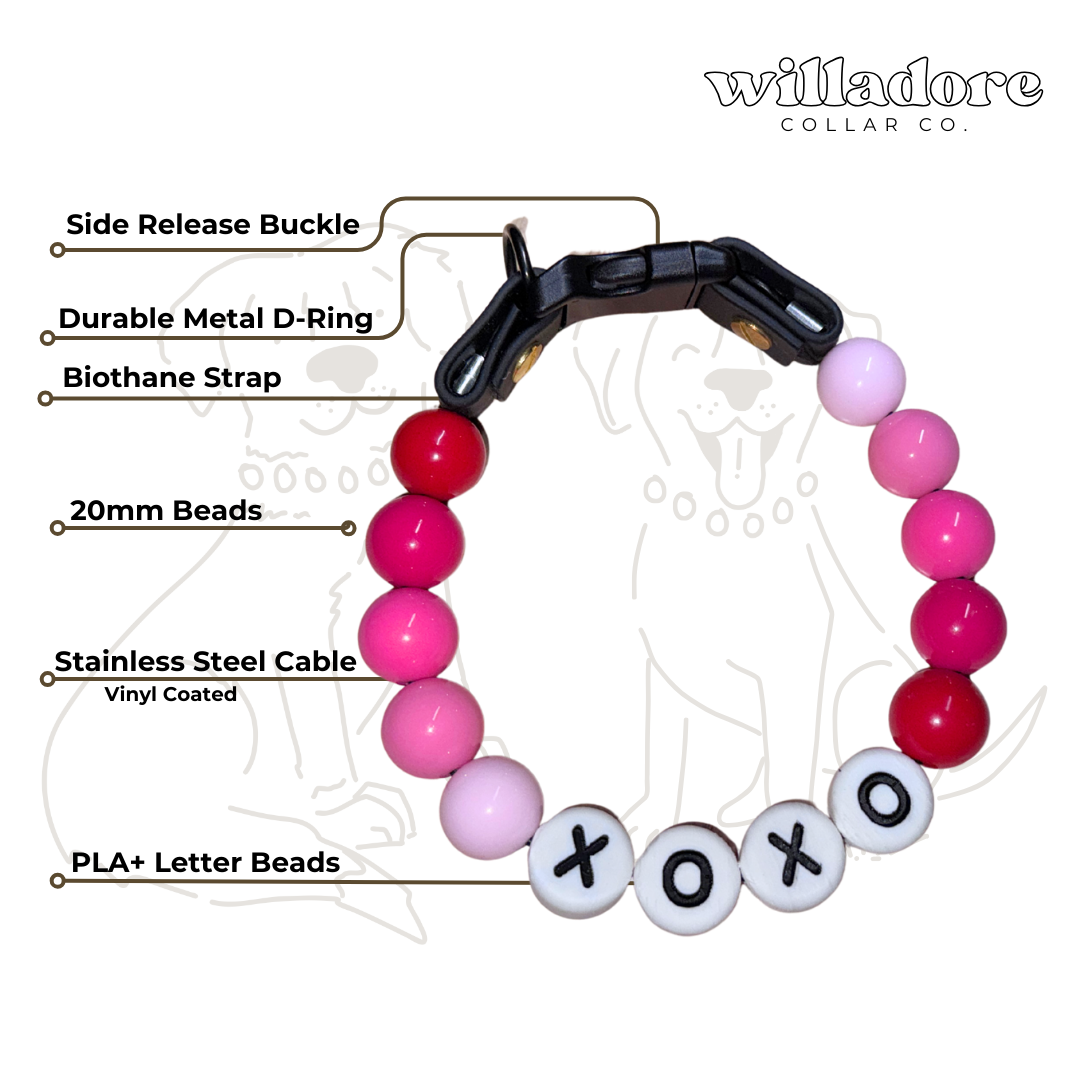 XOXO Dog Friendship Collar
