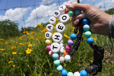 Personalized Beaded Dog Collar With Name