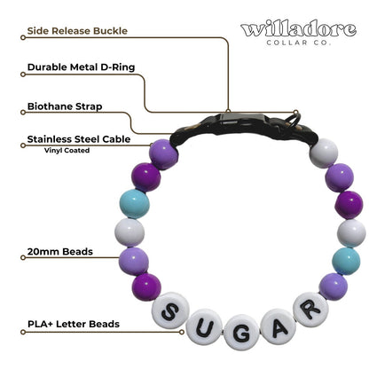 Amethyst Dog Friendship Collar